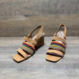 Donald J. Pliner Mae Tan Leather Slingback Sandal Women's Size 8.5